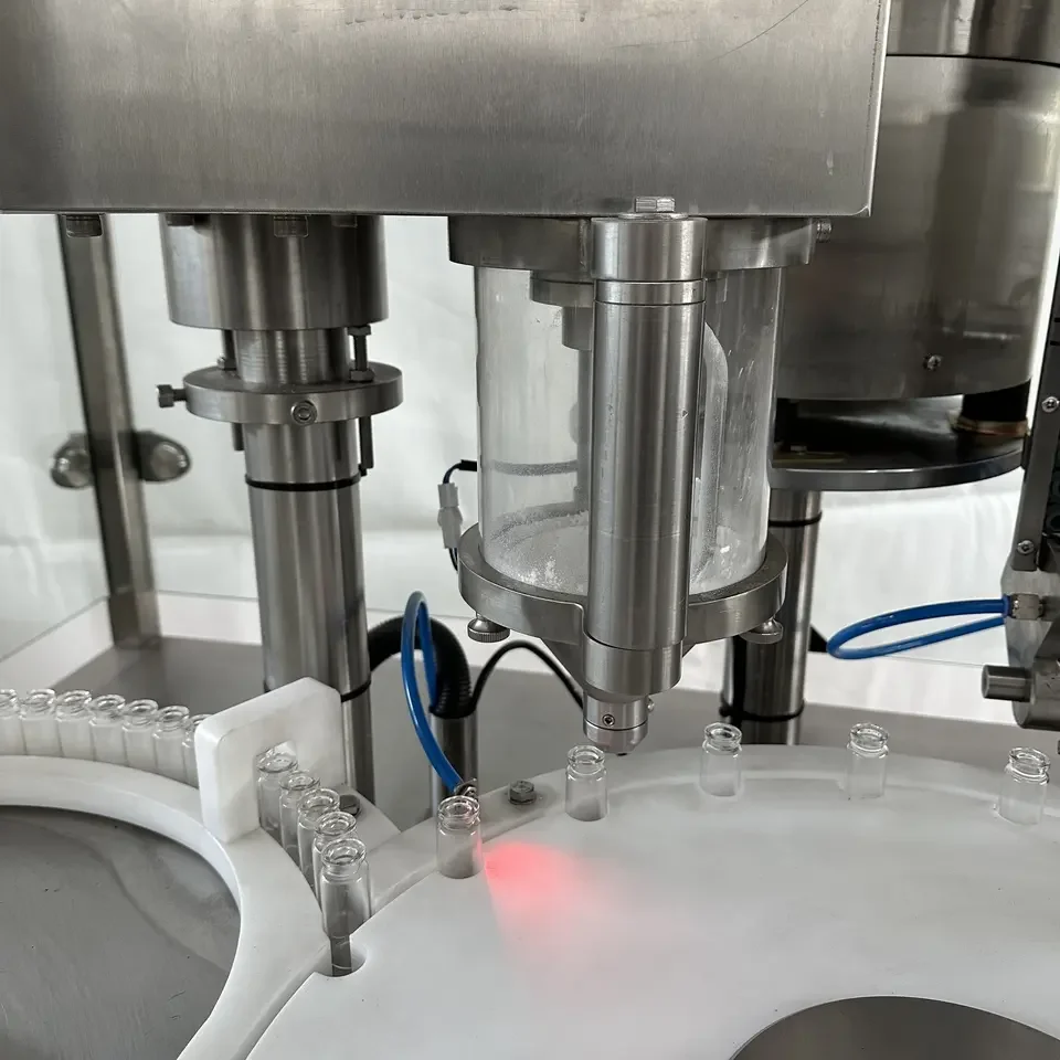 automatic vial gmp antibiotic vial powder filling machine