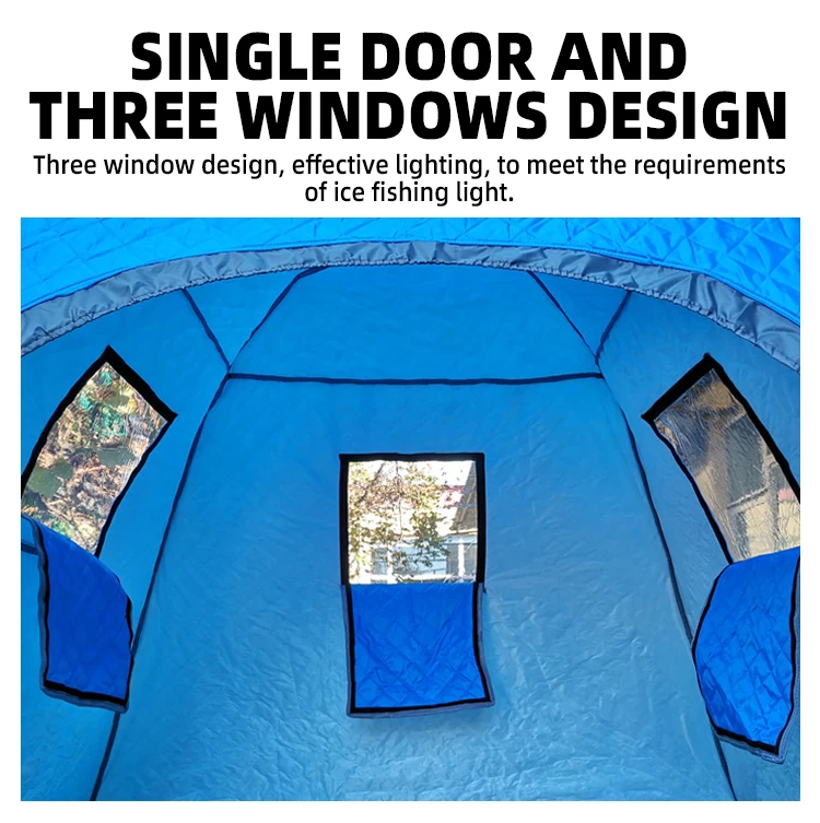 Fire Rabbit Portable Winter Cold Weather Tent Ice Winter Outdoor Fishing Camping Tent Carp Fishing Tent