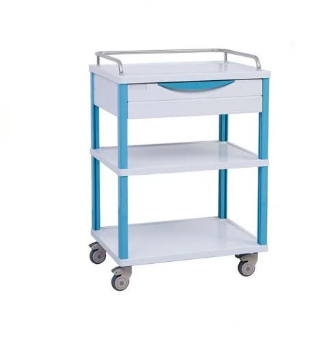 ABS Hospital Medical Trolley Nursing Cart With Wheels