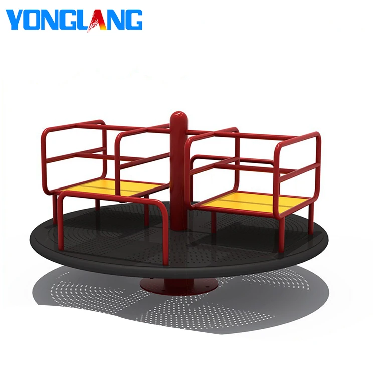 Used Indoor School Playground Equipment Kids Merry Go Round Carousel For Sale