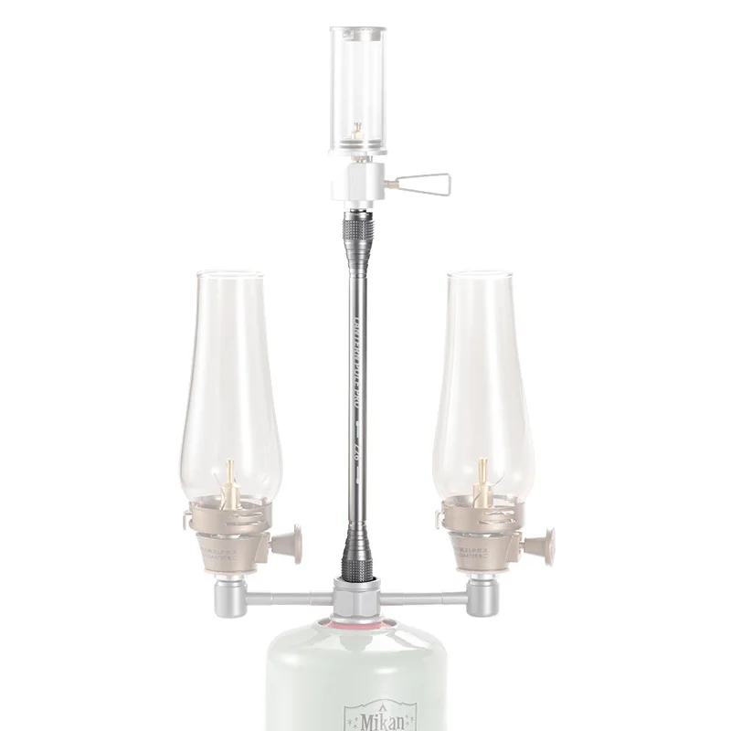 Campingmoon 23cm Gas Cartridge Tank Cylinder Gas Lamp and Gas Torch Lengthening Extent Pole