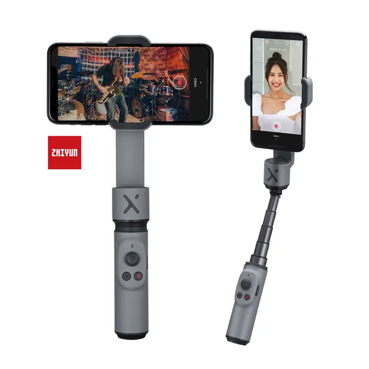 
ZHIYUN Original SMOOTH X foldable Phone Gimbals Selfie Stick pocket gimbal Handheld Stabilizer for Palo Smartphones 