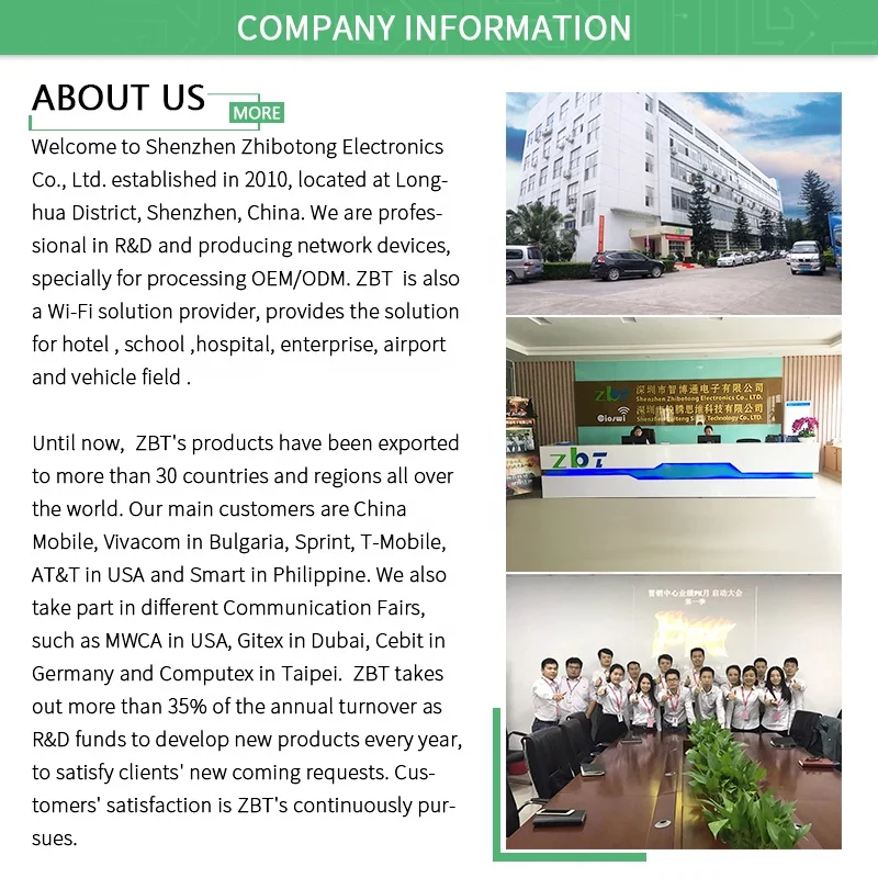 ZBT WE826-T2 MTK7620A 2.4Ghz 300Mbps 4G LTE Wifi Wireless Router