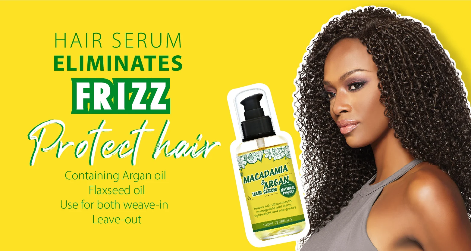 Shakebar Macadamia Argan Oil Nourish Moisture Protection Shine Hair Serum hair scalp repair oil for african hair