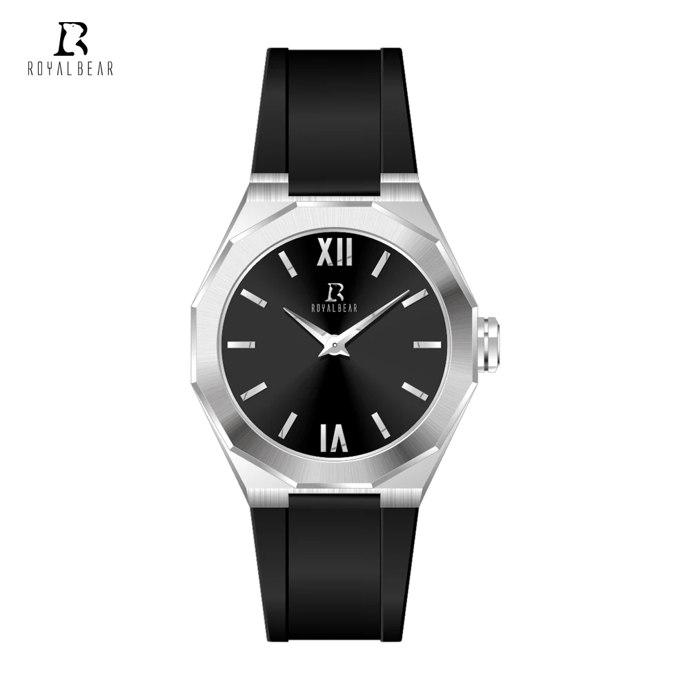 Custom logo waterproof stainless steel wristwatch luxury brand quartz wrist man watch