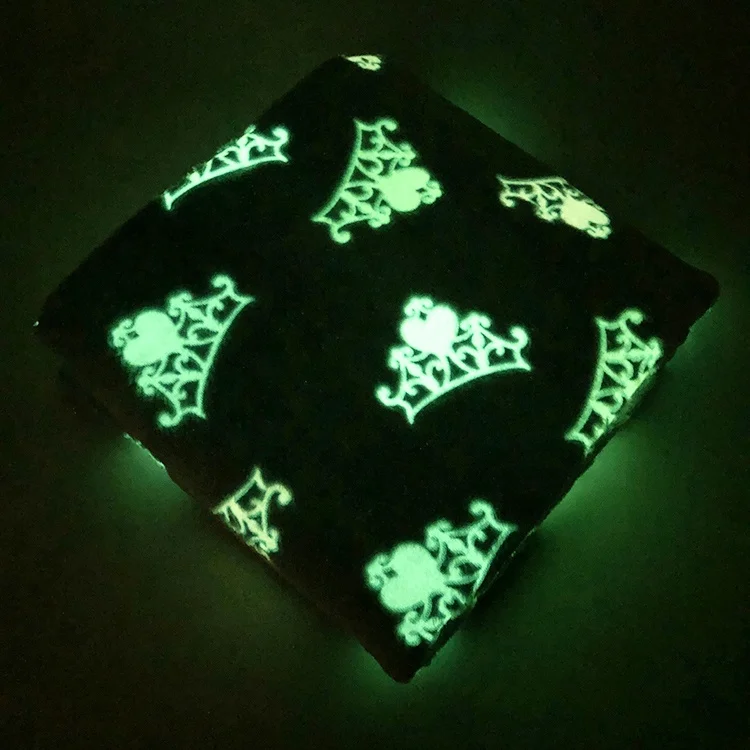 Plush Throw Blanket Pattern Shining Glow in The Dark Luminous Blanket Wholesale Custom Flannel for Kids Coral Fleece Fabric
