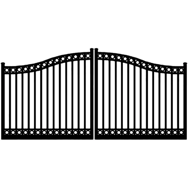 Cheap used wrought iron fence steel fence panel metal fencing designs