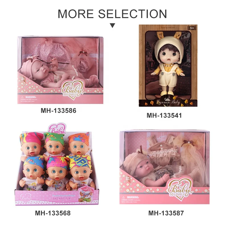 8 Inch music doll cartoon baby doll toy for kids
