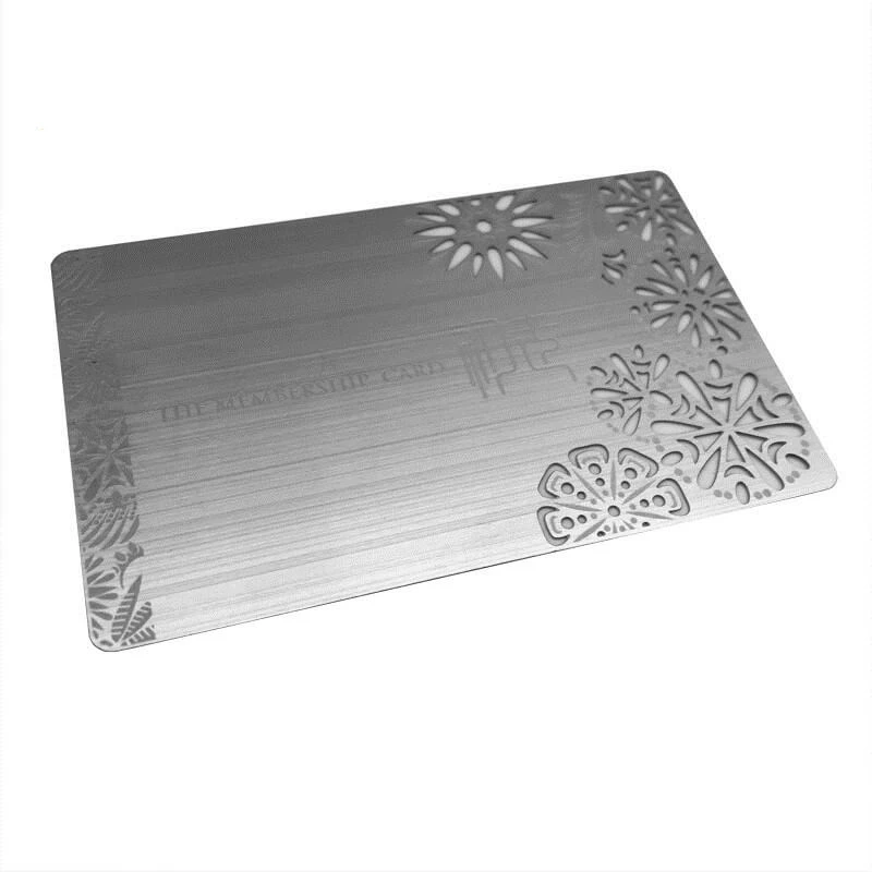 Manufacturer Nfc Credit Cards Blank Logo VIP Customization Busines Metal name plate aluminum Business Card Holder