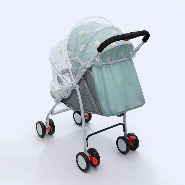 Baby supplies Daisy baby stroller mosquito net full cover type baby summer mosquito repellent