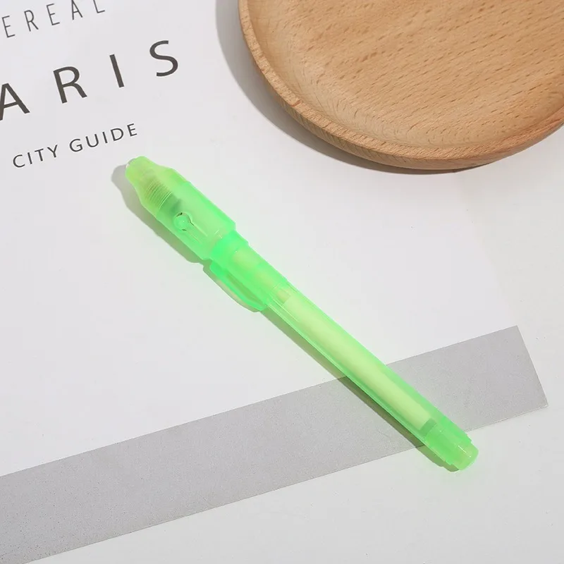 Cadia Invisible Ink Pen Spy Pen Built with UV Light LED Blacklight Magic Marker for Secret Message Kids School Gift