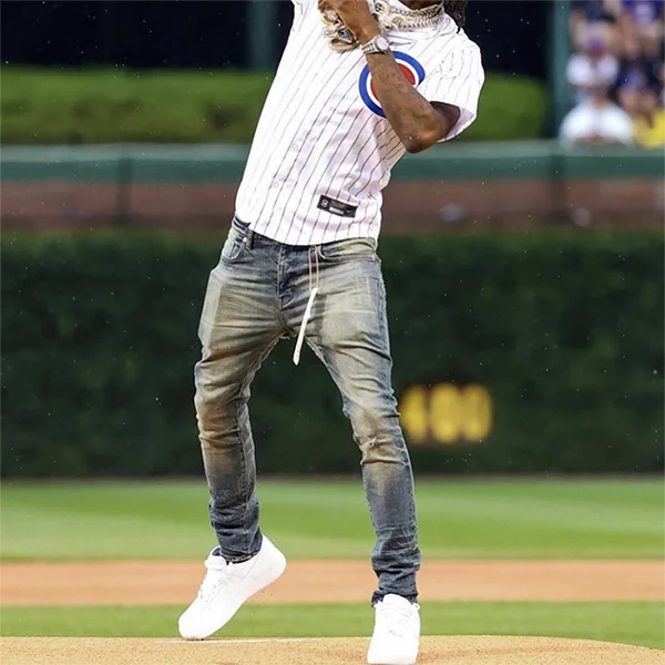 Ripped Skinny Jeans China Factory Custom Wholesale Made High Quality Popular Men Pants Plain Light STREET Jeans