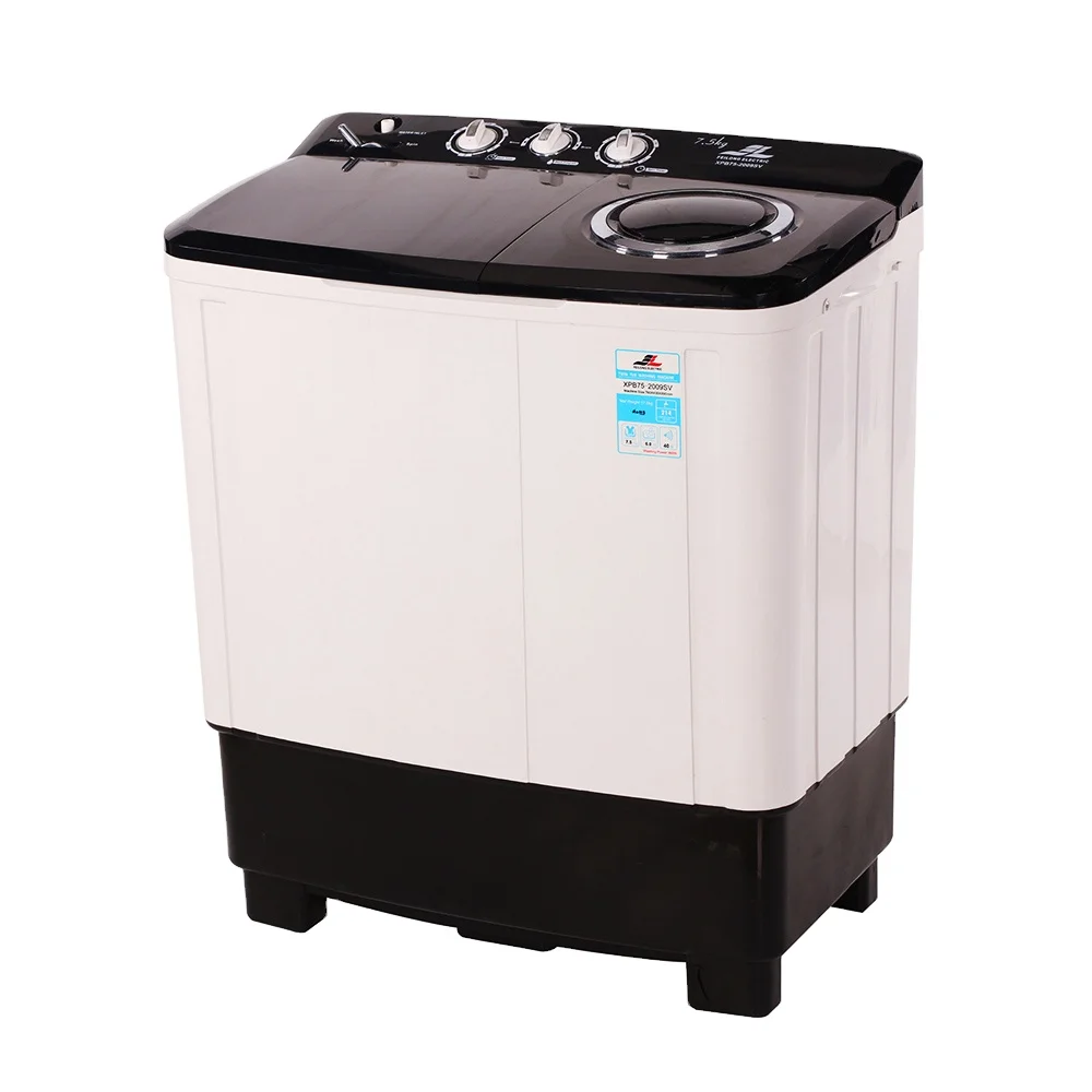 China Factory Direct Sale 8.5kg Two Door Double Tub Top-Loading  Cheap Washer and Dryer Machine