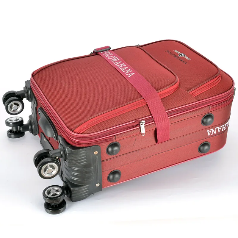 Hot selling 4pcs set 20 24 28 32 inch trolley suitcase sets with Anti-theft zipper luggage soft nylon luggage