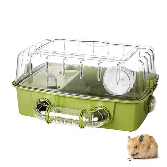 Transparent Acrylic Tunnel Animal Pet Cage Cage Panoramic Skylight Guinea Pig Cage