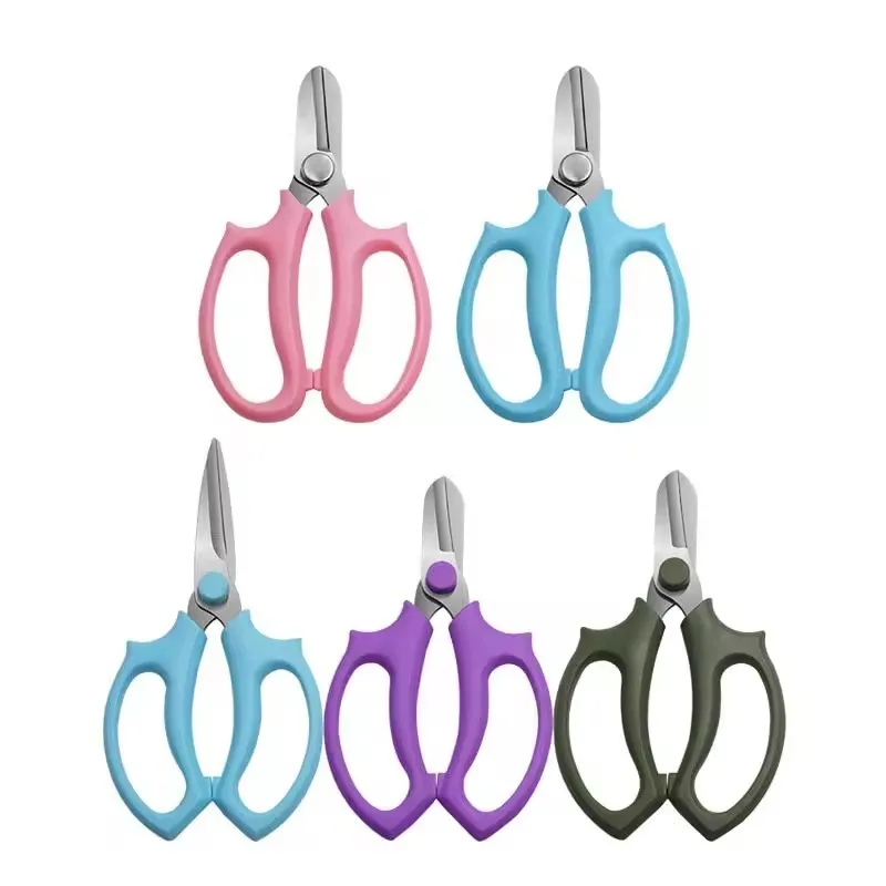 Stainless Steel Garden Scissors Floral Shears Professional Flower Scissor Comfortable Grip Handle Pruning Shear Plants Trimming