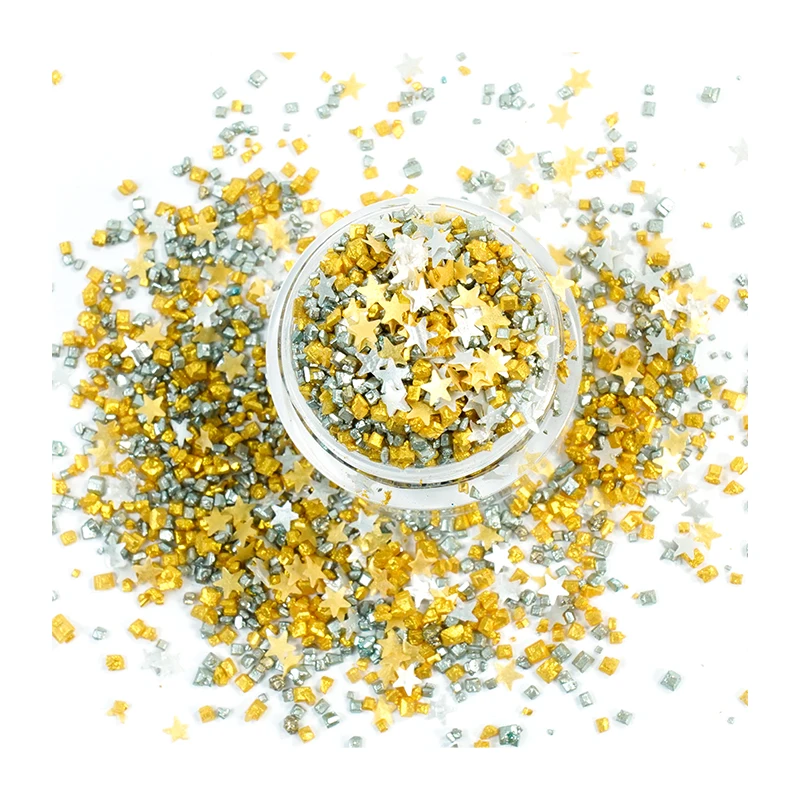 Sparkle Sugar Crystals & Stars Decorative Sprinkles