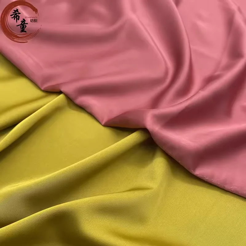 Woman party wear dress pajamas material  Wholesale colored dobby Duchess Satin Fabric Rolls for pajamas evening dress