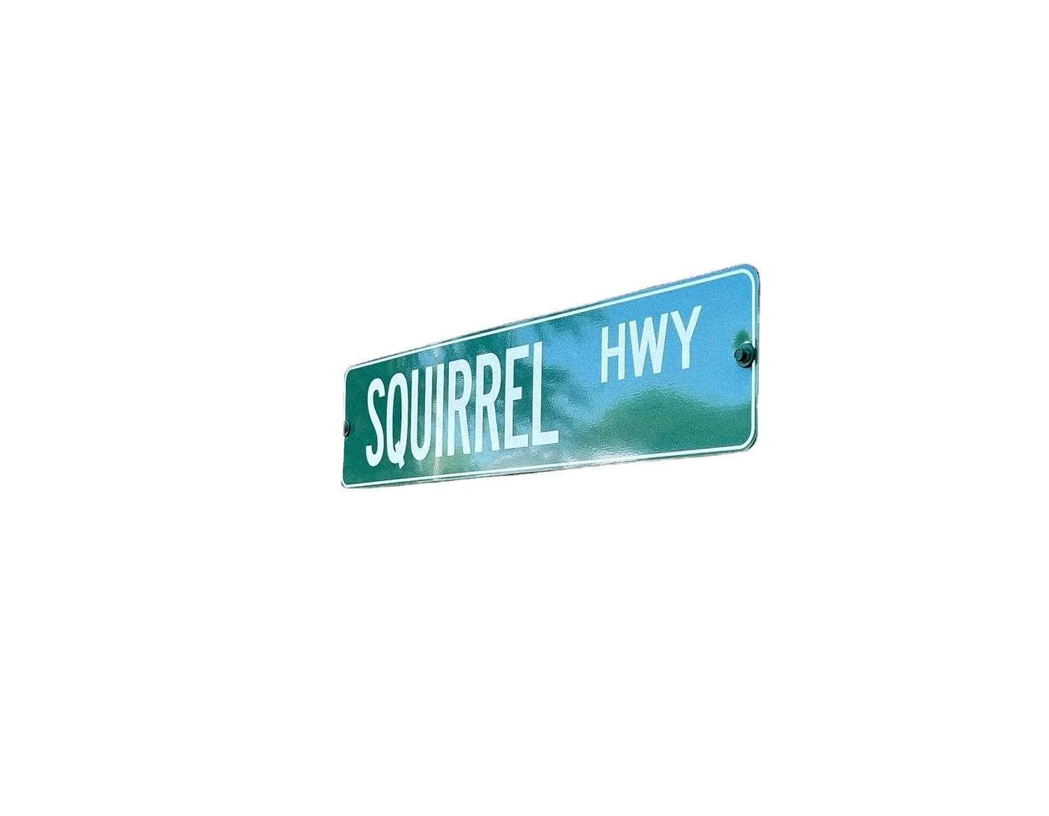 Hot Selling  personalized novelty road signs, non reflective single-sided road front full-color glossy  sign