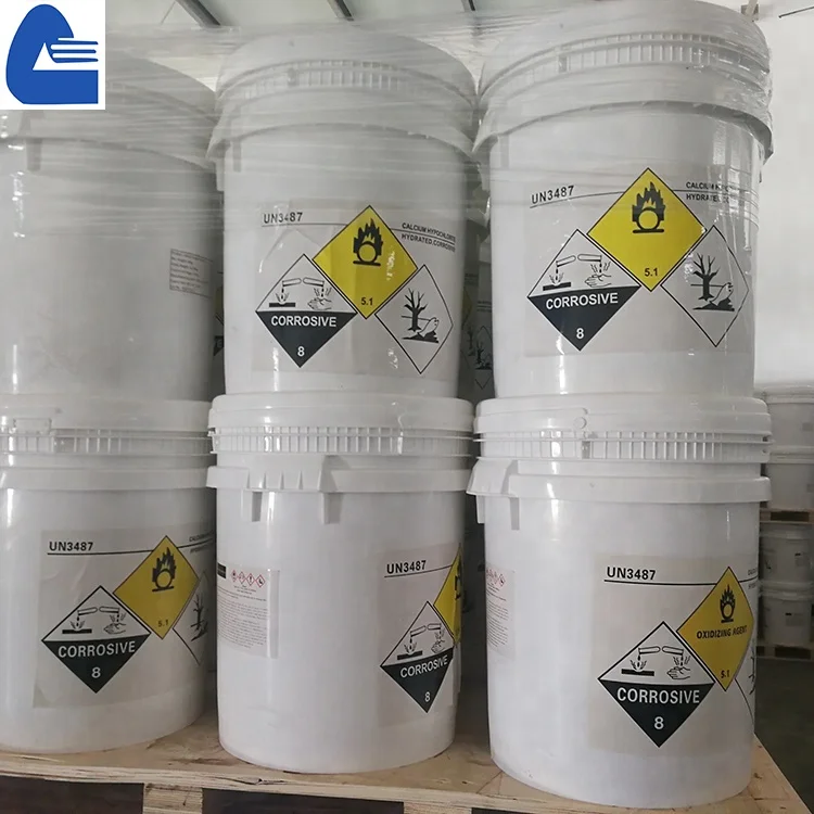 China Tablet Bleaching Powder Calcium Hypochlorite Chlorine Odor 70% 231-908-7 7778-54-3 Credit-chem 28281000 65%--70% Ca(cio)2