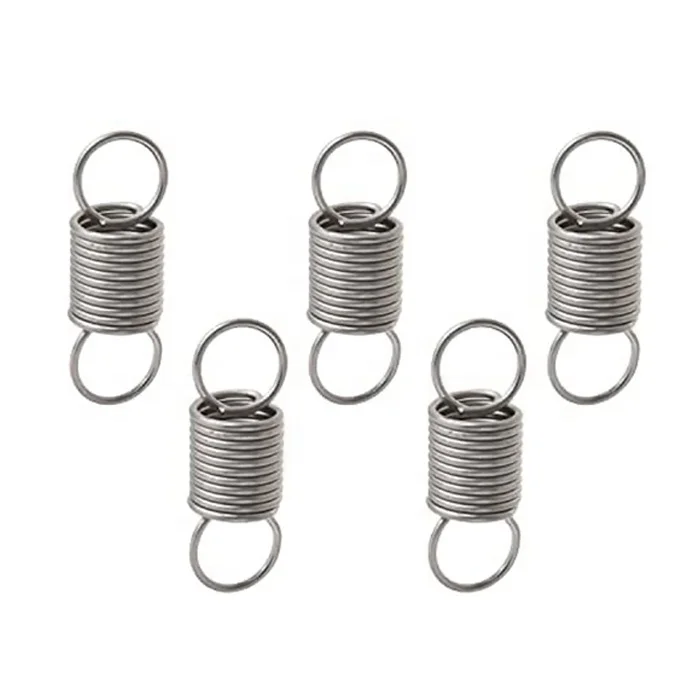 Stainless Helical Constant High Extension Spiral Power Galvanized Double Hook Small Coil Tension Springs manufacturers