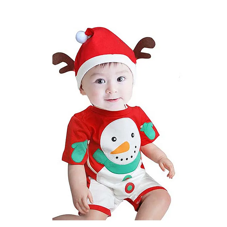 Одежда для малышей, детский комбинезон, милая Рождественская одежда для малышей