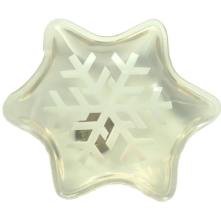 
2021 Hot Sale Ice Snowflake Hot Pack Custom Reusable Snow Flake Heat Pack 