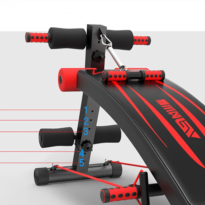 Hot sale  Gym Equipment Sit Up Bench Muscle Exercise Ab Chair Foldable Portable Exercise Supine Board Gym Equipment