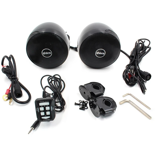 
Waterproof Marine Stereo Motorcycle Audio Boat Car MP3 Player Auto Sound System For SPA UTV ATV 