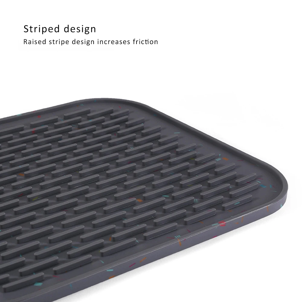 Travel fordable slow microfiber automatic waterproof no spillnon-skid pet with silicone lick mat feeder bowls pet dog food mat