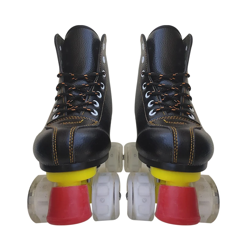 
Factory Sale Various Widely Used Microfiber Skate Ice Hockey Double Row Skates 