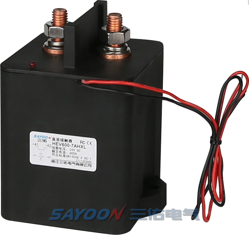 SAYOON HEV600 Load 5-1000VDC Standard Type 1NO Or 1NC Contact For Dc Contactor Power Generation Equipment  , ROHS CE