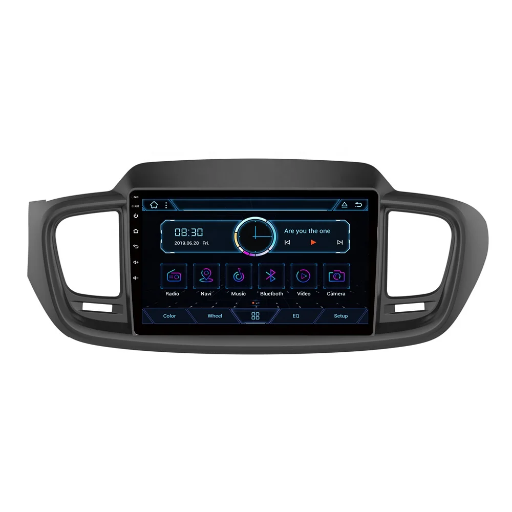 4+64G Car Stereo PX6 with BT For KIA Sorento 9 inch Touch Screen GPS Navigation Android Multimedia Radio  Stereo Player