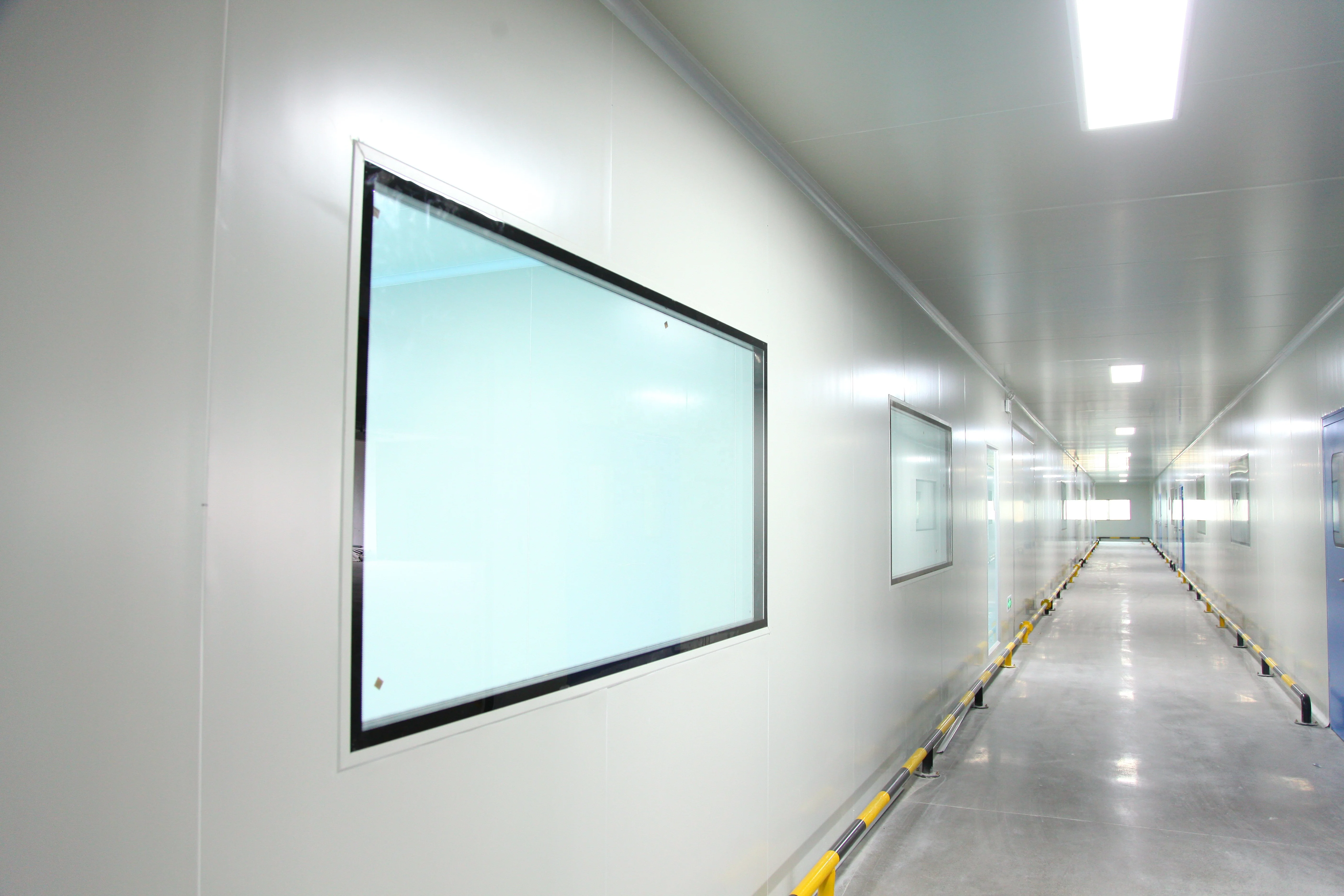 Double Tempered GMP Glass Clean room Window purification window