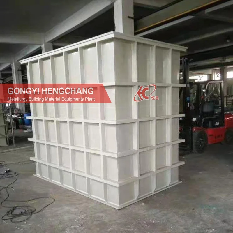 Polymer for Copper Electrorefining or Electrowinning chlorinator frp electrolyzer cell