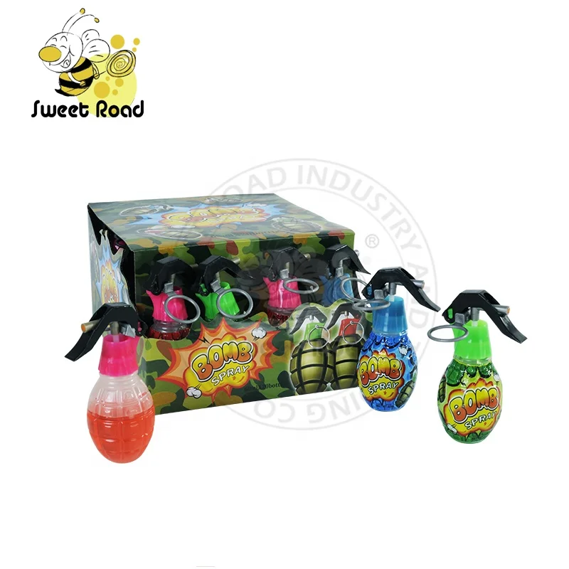 Fruit flavor grenade sweet spray liquid candy