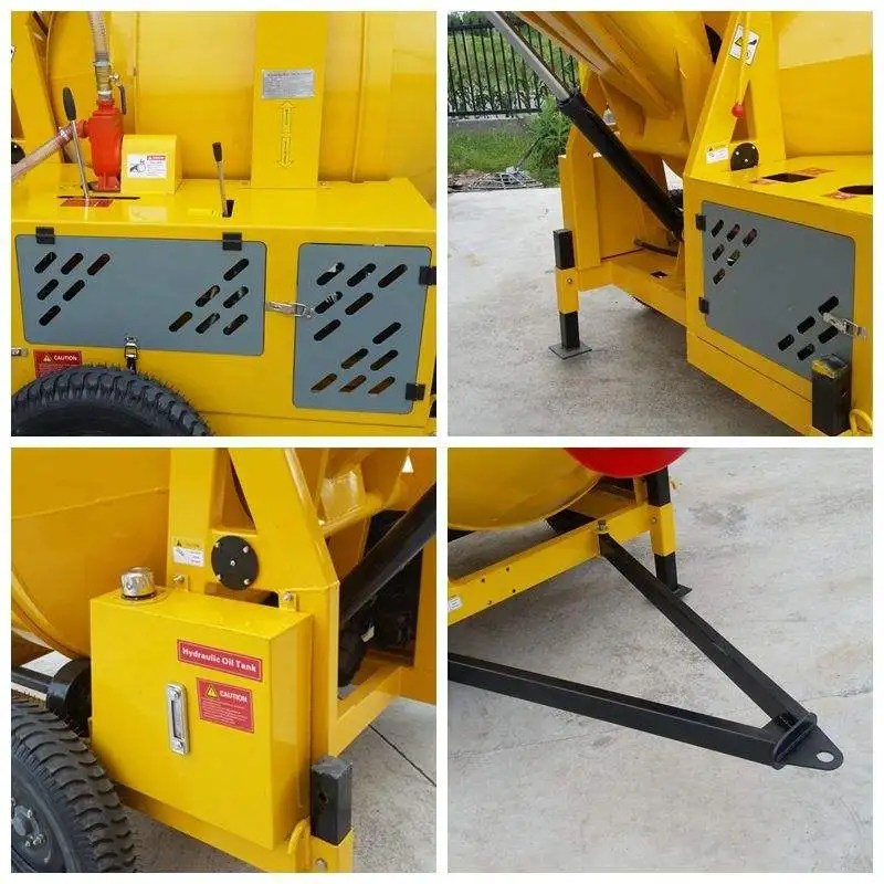 Diesel Powered Concrete Mixer Gasoline Engine Manual Concrete Mixers Cement Mixer