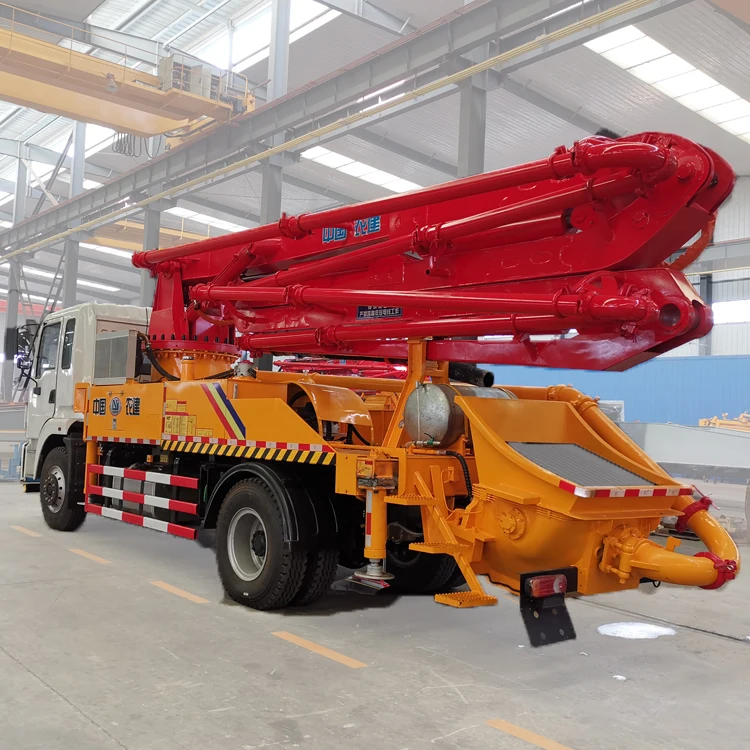 High Quality China Machinery  Pump Truck 30m Boom Concrete Pump truck mixer truck
