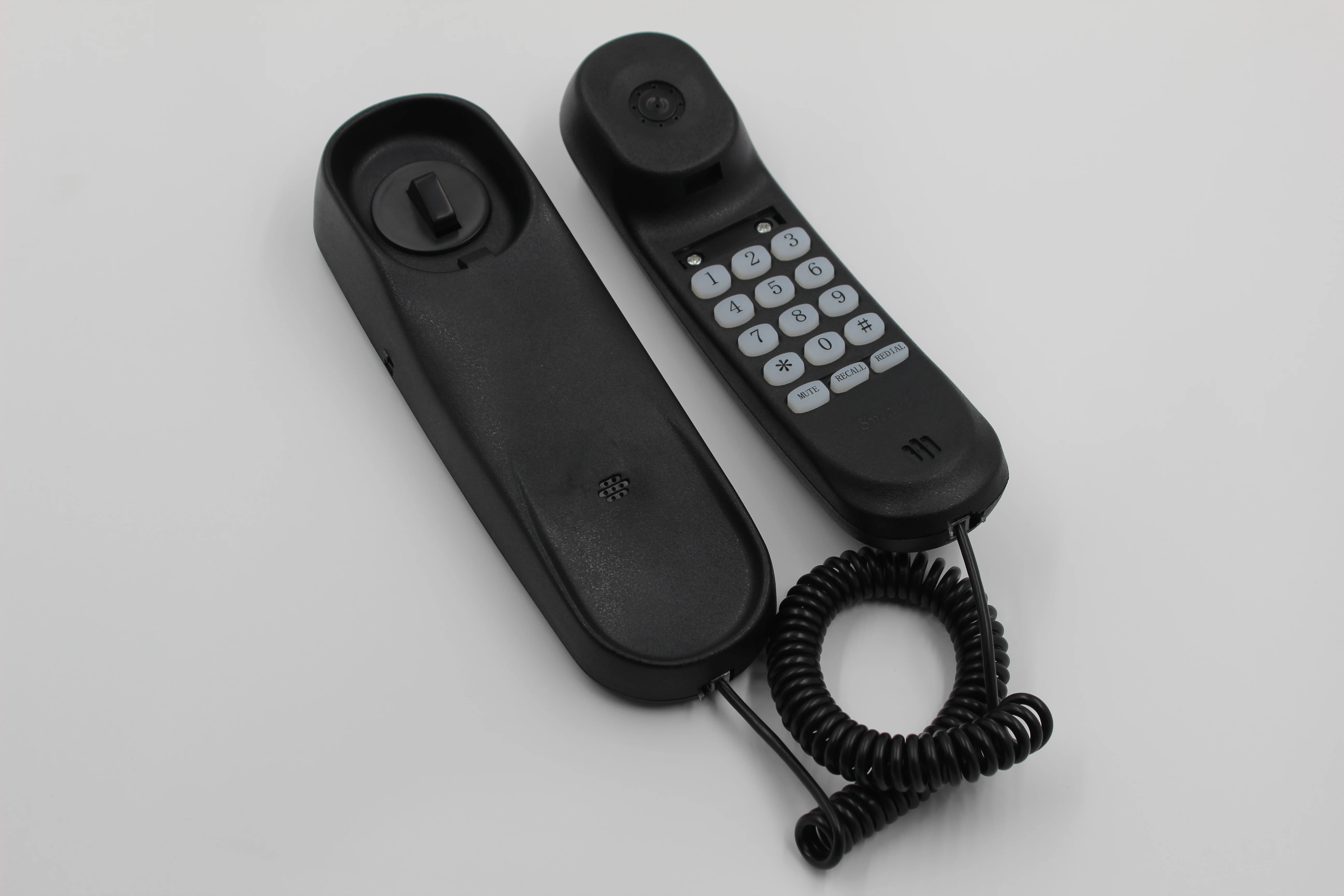 portable trimline corded telephone mini phone