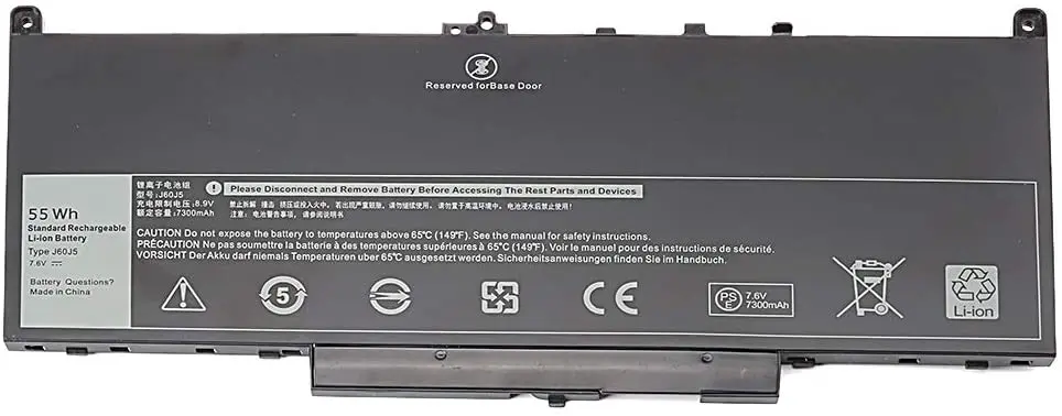 7Cjrc Laptop Battery For Dell Latitude 7470 7270 E7470 E7270 Dell Computer Replaceable Battery For Business Computer