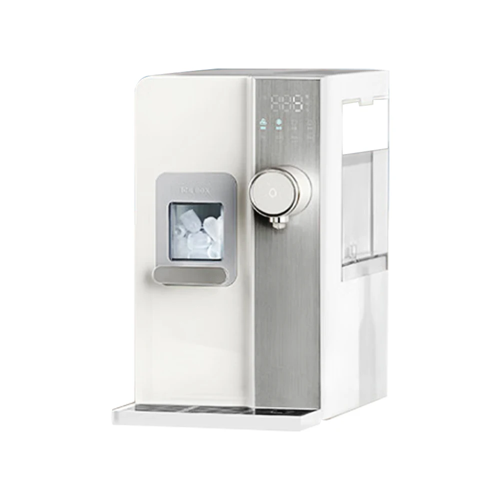 Ice making intelligent desktop water dispenser and drinking water bottle hot instant water chiller