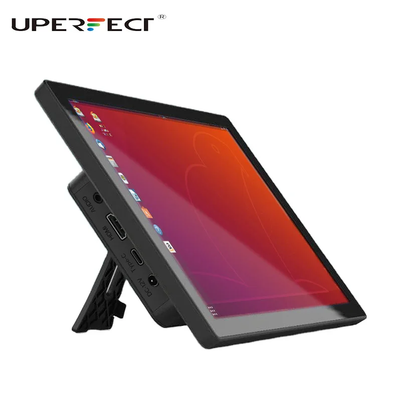 Uperfect 10 дюймов ABS корпус USB монитор сенсорный экран ЖК Портативный монитор высокая яркость пейзаж для Raspberry Pi 2 3 4