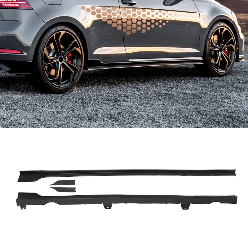 Parts for Volkswagen 2014-2020 New Arrival TCR style Golf VII Side Bumper Skirts for VW Golf 7 MK7 mk7.5