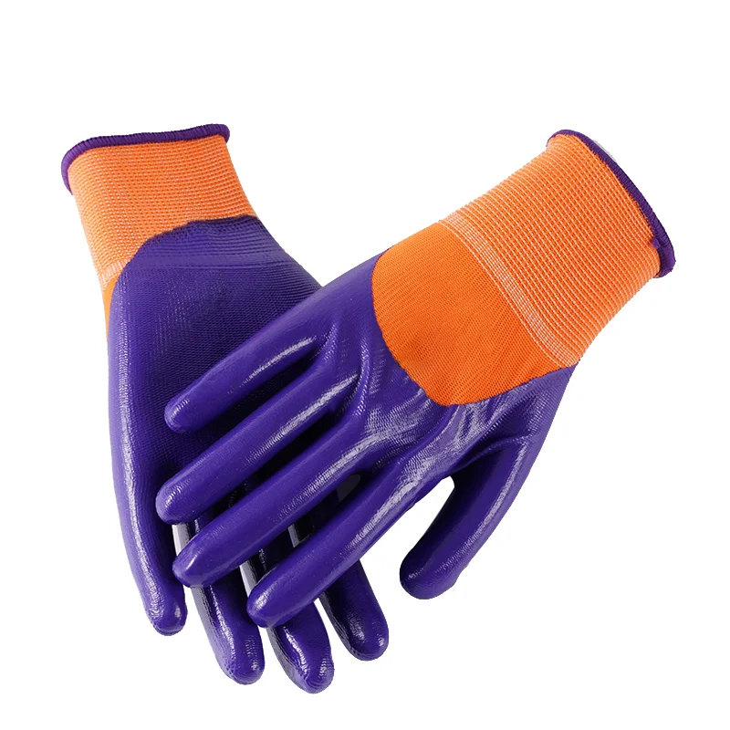 Wholesale Manufacturers Coated Cheap Prices Blue Examination Nitrile Gloves Powder Free