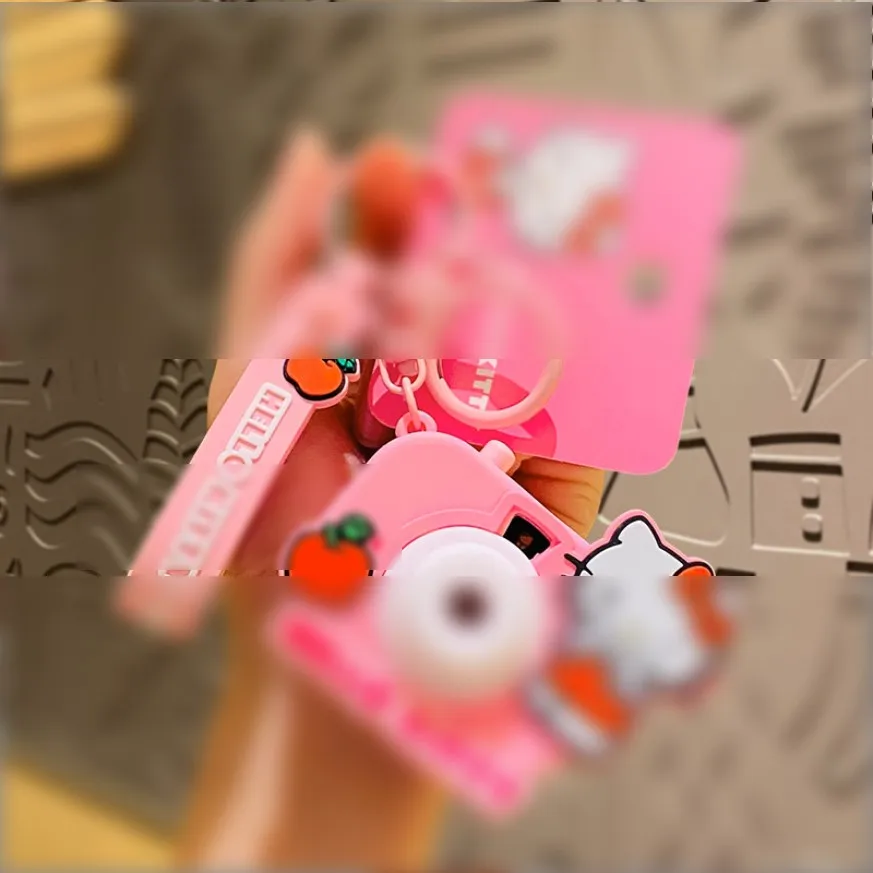 Wholesale Creative Gifts Creative Cat Backpack Pendant Cute Anime Cartoon Character Calculator Keychain