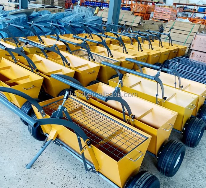 Hand pushed diamond sand spreader Concrete floor uniform lower spreader Wear-resistant leveling paver