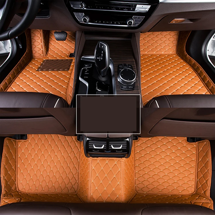 Customized Luxury 7d Single Layer LHD Car Carpet Floor Mats Interior Car Accessories For Toyota Camry 2010
