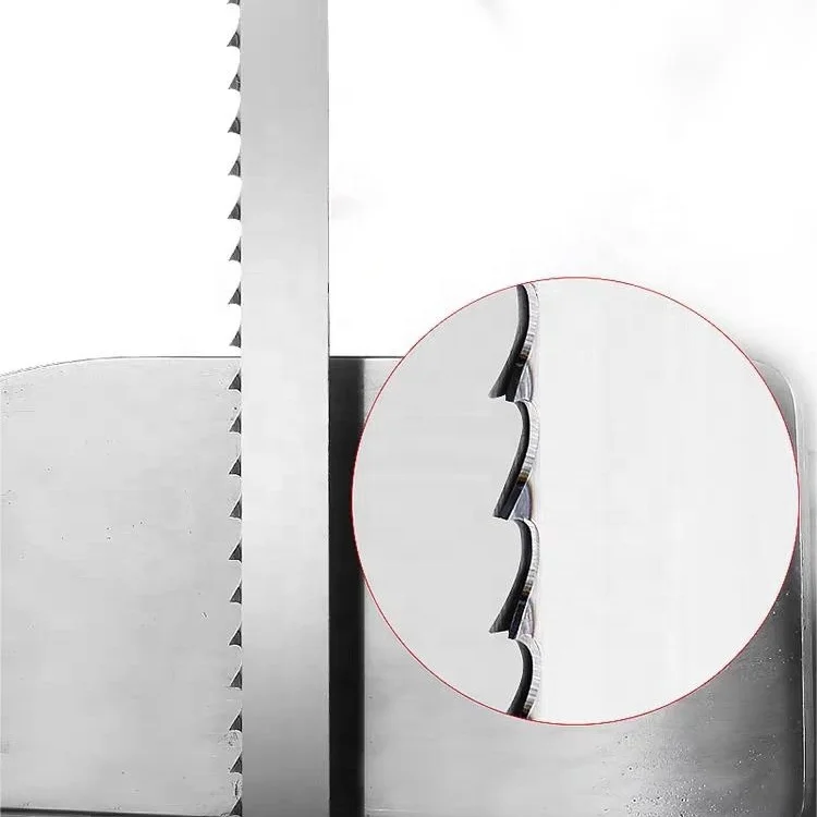 Bone Saw Blade 1650 Starrett Meat Cutting 1200mm 1840mm 2400mm for 210 250 300 Machine Cow Fish Hard