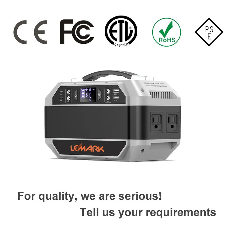 
Mobile Power Supply 4.3KG 350W ETL CE PSE Portable Power Station AC DC Switchable Solar Generator 220 volt 