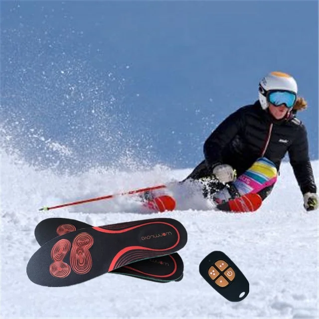 
China manufacturer wonderful quality Customized Wireless Rechargeable Battery Waterproof Heated Insoles 